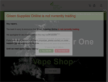 Tablet Screenshot of greensuppliesonline.com